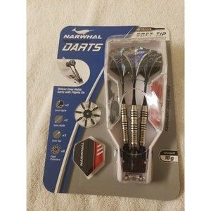 NEW Narwhal Tournament Darts Soft Tip 18g Brand With Extras For Electronic Board